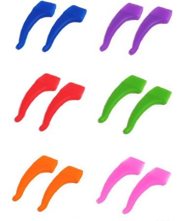 TOSSPER 10-Piece Anti-Slip Ear Hooks for Eyeglasses | Silicone Grip Accessories | Random Color | Ideal for Secure Fit & Comfort - Buy Online on GoSupps.com