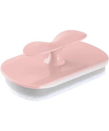 Shakven Squeegee Sponge Brush Sponge Brush Rubber Squeegee Scrubber for Cleaning - Household Cleaner Brush to Reach Tight Spaces for Bathroom Glass Kitchen Cooktops Pink - Buy Online on GoSupps.com