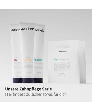 Zahnheld B12 Toothpaste (2x75ml) - Vegan Fluoride-Free with Turmeric & Coconut Oil | Natural Cosmetics - Buy Online on GoSupps.com