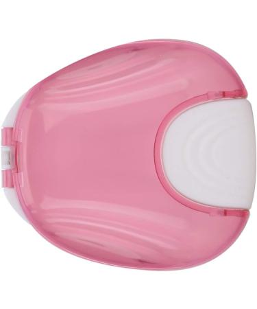 Orthodontic Storage Case - Portable & Waterproof Denture Container for Adults (Pink) - Press Lock Design - Buy Online on GoSupps.com