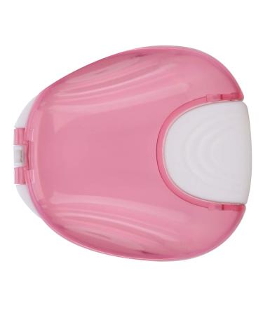 Portable Pink Storage Box for Orthodontic Dentures - Dustproof & Waterproof Container for Adults & Kids - Buy Online on GoSupps.com