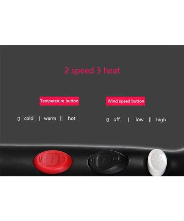 2400w Professional Salon Hair Dryer Powerful Negative Ionic Hairdryer DC Motor Low Noise Blow Dryer with Concentrator 3 Heat & 2 Speed Setting and Cool Shot Button for Home and Salon Small Gift - Buy Online on GoSupps.com