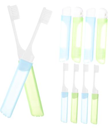 Shop TOVINANNA 40 STK Collapsible Travel Toothbrush - Portable Tongue Cleaner & Pocket Manual Teeth Care | Perfect Travel Must-Have Gift - Buy Online on GoSupps.com