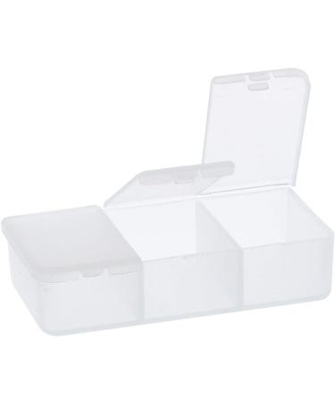 Com-Four 7-Day Drug Doser - Weekly Pill Organizer - Silver & Black Medication Box for Morning Lunch & Evening Doses - Ideal for International Shipping - Buy Online on GoSupps.com