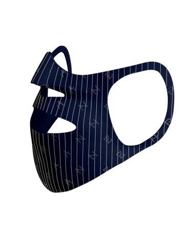 FRANZ - Cooling Mask Liner - Reusable for Face Protection Against Irritation Keep Cool & Clean - Breathable Comfortable Face Mask (Navy)