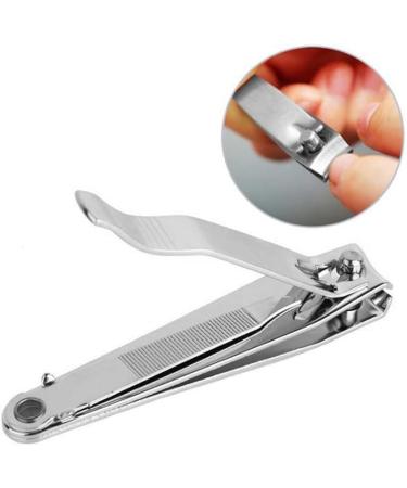 CHJHJKG Nail Clippers (Beauty) Nail Clippers Household Flat Nail Clippers Convenient and Practical Stainless Steel Nail Clippers with File(Stripe) - Buy Online on GoSupps.com