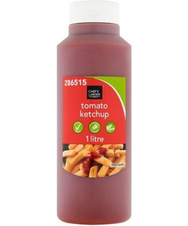 Chef's Larder Tomato Ketchup 1 Litre - Buy Online on GoSupps.com