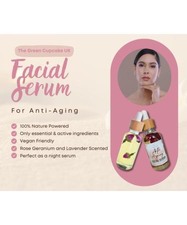 100% Natural Anti-Aging Serum with Vegan Squalane with Vitamins Antioxidants and minerals - The Green Cupcake Skincare - Buy Online on GoSupps.com