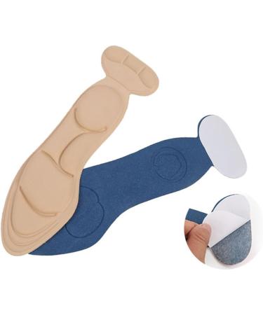 NOLITOY Gel Insoles for Shoes - 3 Pairs T Shape Inserts for Men & Women - Comfortable Back Heel Cushions & Shoe Lifts - 29.00X8.50X0.90CM - Buy Online on GoSupps.com