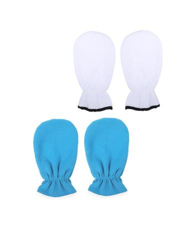 Beaupretty 2 Pairs essential oil gloves spa gloves paraffin hand liners paraffin wax warmer hand spa mittens Washable Paraffin Gloves Supply Reusable Wax Mitts major polyester heater