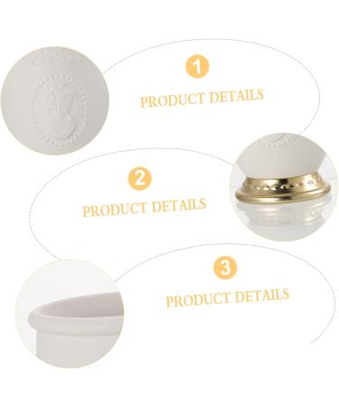 Mikinona Acrylic Organizer Embossed Brush Bucket Blush for Cheeks Pen Pot Brush Holder Brush Storage Cup Cosmetic Makeup Stand - Buy Online on GoSupps.com