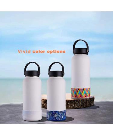 Silicone Sleeve Boot for Hydro Flask, YETI & More (32-40OZ, Black) - BPA Free Anti-Slip Cover - Buy Online on GoSupps.com