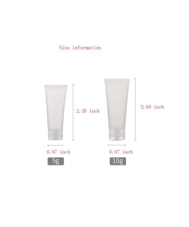 Snadulor 5ml Empty Squeeze Bottles - 50 Pcs Refillable Travel Tubes for Cosmetics & Lotion (Pink) | Best for Shampoo & Facial Cleanser - Buy Online on GoSupps.com