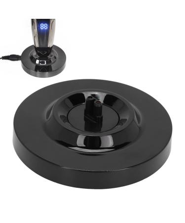 Universal Electric Shaver Charging Stand Round Shape Mens Electric Shaving Charging Base Beard Trimmer Power Supply Charging Dock Black