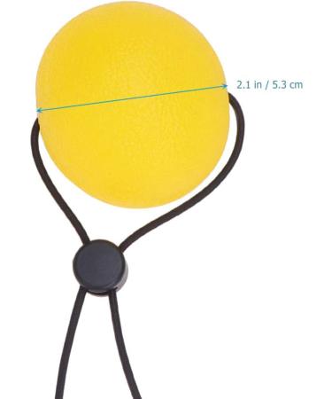 Buy Gleavi 5.3cm Yellow Squeezeball Hand Strengthening Fitness Equipment International Shipping Available - Buy Online on GoSupps.com