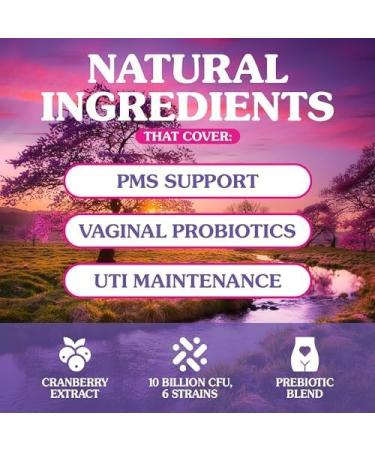 Seraphina Vaginal Probiotics 2-in-1 for Women | Hormone Balance PMS & Urinary Tract Health | 10 Billion CFU | 90 Capsules - Complete Feminine Care - Buy Online on GoSupps.com