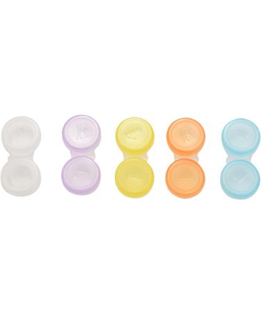 Voragrl 10 x Color Coded Contact Lens Cases - L & R Storage Containers Multi-Colored Random Selection | Durable & Convenient International Shipping - Buy Online on GoSupps.com