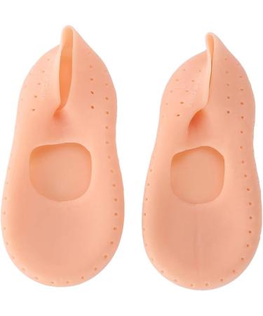 Silicone Protective Socks for Cracked Feet | Anti-Tear Moisturizing Foot Care - M Skin Color - Buy Online on GoSupps.com