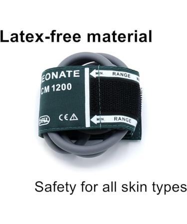 Universal NIBP Cuff for Neonate 6-11cm Double Tube Reusable Nylon Replacement Blood Pressure Cuff No Connector. Neonate Green Nylon+Dual Tubes - Buy Online on GoSupps.com