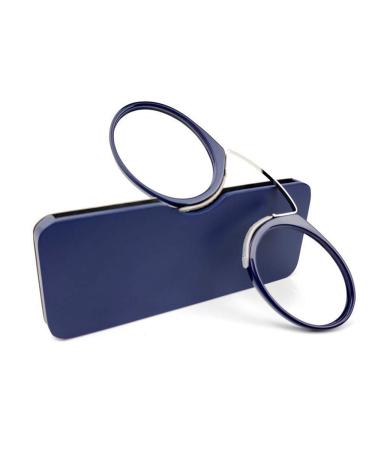 Unisex Reading Glasses Compact Vision Aid Mini Nose Clip Non-Slip Reading Glasses - Always at Hand (Blue +2.0) Blue +2.0 - Buy Online on GoSupps.com