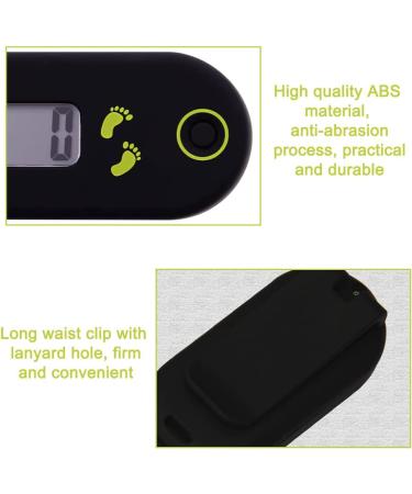 Lufeis Mini Pedometer - 3D Clip-On Fitness Tracker for Women | Simple Accurate No App Required - Buy Online on GoSupps.com
