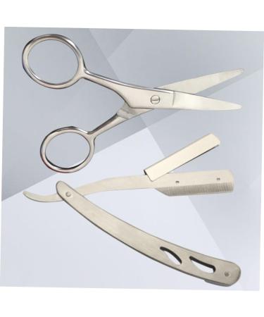 Fomiyes 4-Piece Stainless Steel Mustache & Beard Trimmer Set | Classic Ice Eisend Razor for Precision Shaving - Buy Online on GoSupps.com