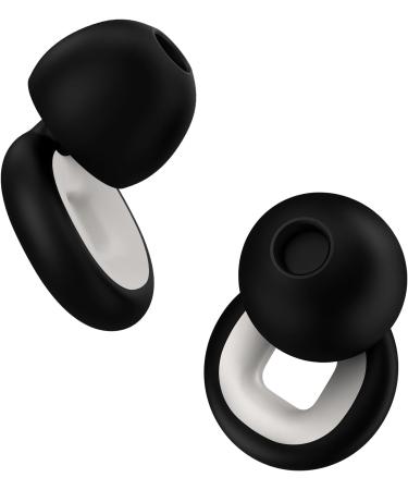 Ear Plugs for Sleeping Noise Cancelling NRR 25 dB Ear Plugs with 8 Ear Tips & Small Box Reusable Soft Comfortable Ear Plugs for Noise Reduction Sleep Noise Sensitivity Work Study Black