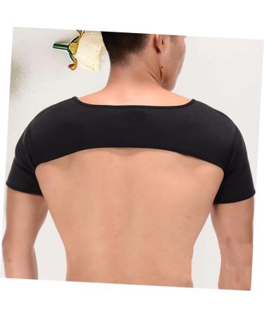 Beavorty Sports Shoulder Pads | Optimal Shoulder Support Brace for Posture & Rotator Cuff Stability | Black Weight Lifting Shoulder Sleeve - Buy Online on GoSupps.com