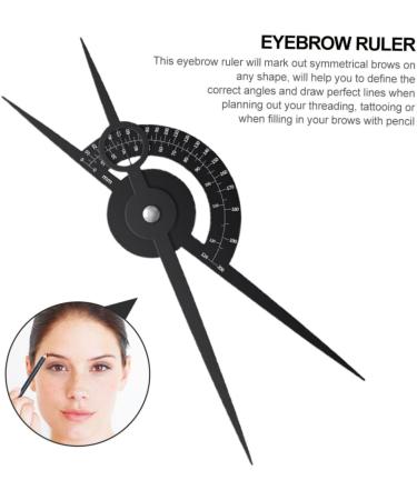 WOONEKY Brow Mapping Ruler Eyebrow Positioning Ruler Miniature Tools Eyebrow Drawing Line Tool Eyebrow Trimming Orthotics - Buy Online on GoSupps.com