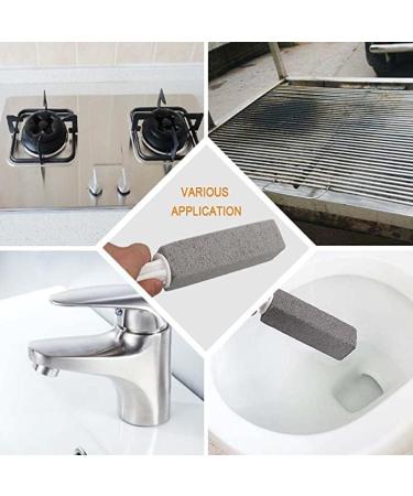 4-Piece Pumice Toilet Cleaning Block Set with Handle | Efficient Grill & Kitchen Cleaning Stone - Buy Online on GoSupps.com