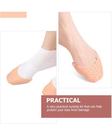 Beaupretty 9 Pairs Toe Protector Cup Condom Toe Separator Socks Forefoot Cushions Socks Silicone Heel Protector Toe Topper Socks Foot Protectors for Feet Insoles Half Pad Pointy Sebs Headgear As Shownx3pcs 10x9cmx3pcs - Buy Online on GoSupps.com