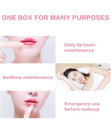 1 Box of Lips Mask Moisturising Balm Fade Lips Wrinkles Lips Exfoliating Restoration Hydration Firm Treatment for Dry Cracked Lips - Buy Online on GoSupps.com