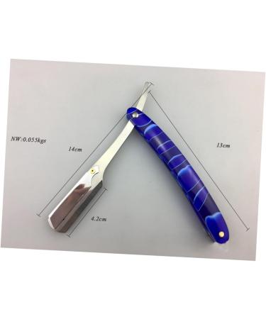 Fomiye Portable Hand Razor for Men - Travel Case Included | Premium Manual Metal Scraper for Beard and Straight Hair - Buy Online on GoSupps.com