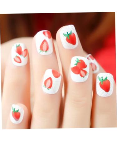 Housoutil 6 Diy False Nail Tips Fake Nails Tips Glue on Nails Fake Nails Kit Nail Wraps for Kids Fake Nails for Girls 10-12 Kids Fake Nails French Short Nails Resin Detachable Set Child - Buy Online on GoSupps.com