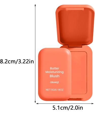 Blush for Cheeks | Full Coverage Blush | Butter Moisturizing Blush | Concealer & Contour Palette Kit Women's Blush Palette for Women Long Lasting for All Skin Types Orange1 1 count (Pack of 1) - Buy Online on GoSupps.com