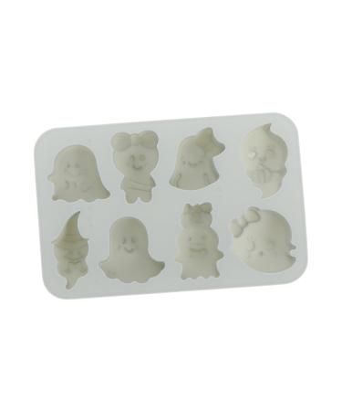 Abaodam 1 Pc Halloween Spooky Dice Halloween Party Supplies Halloween Party Stuff Ghost Shaped Cake Mold Silicone Cake Mold Silicone Soap Molds Silicone Cupcake Bat Silicone Pumpkin Cake 20.5X14CM Blue