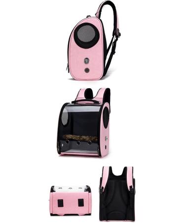 Outdoor Bird Backpack Carrier with Perch Stand | Breathable Space Capsule Travel Bag for Parrots | Blue Color - Buy Online on GoSupps.com