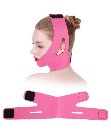 Face Slimming Belt, Bandage Belt Mask Face-Lift Double Chin Skin Strap for Women Ideal Gift Pink - Buy Online on GoSupps.com