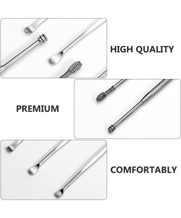 2 Set Healifty Ear Wax Removal Tool Kit - Ear Spoon Scoop and Cleaner for Sturdy Ear Cleaning - Buy Online on GoSupps.com