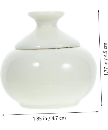 DOITOOL sample birthday party hat mascara small jar lip balm make up small container mini sample jar ceramics cosmetics sample container cream jar 4.7x4.7cm White - Buy Online on GoSupps.com