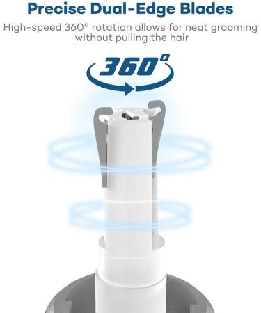 Nose Hair Trimmer for Men & Women - Ear and Nose Hair Remover with Removable Cutter Head | International Shipping Available - Buy Online on GoSupps.com