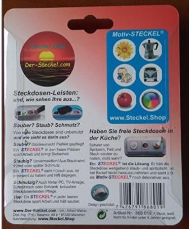 STCLE 4-Piece Socket Cover Set - Dust Protection for Schuko Sockets Safe Socket Strips & Splash Protection - Ideal for Hotels & Businesses - Buy Online on GoSupps.com