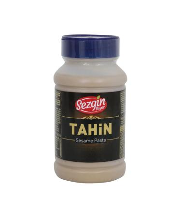 SEZGIN SAYAR SESAMPASTE/TAHINI/PERGAMO/100% natural/without preservatives/dyes/aroma substances/vegan/gluten -free/(600G 1 SPARE package) 600gr savings package