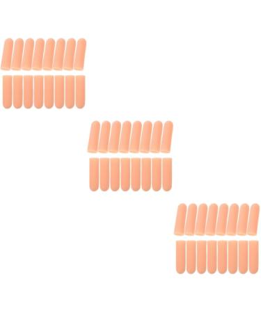NOLITOY 24 Pairs Finger Protector Anti-Cutting Finger Covers Reusable Finger Covers Finger Protective Tool Finger Sleeve Protector Finger Protection Accessory Silicone Finger Sleeve