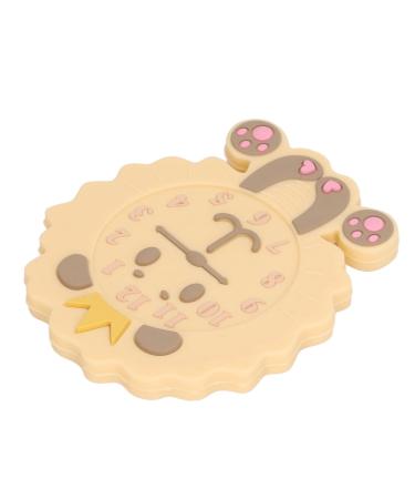 Animal Alarm Clock Shaped Teething Toy Silicone Baby Teether Toy for Infants (Type 3)
