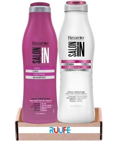 Recamier Salon In Shampoo y Acondicionador Liss Control (pack 2) Salon In 300mL Shampoo Recamier Y Acondicionador Recamier Liss Control - Buy Online on GoSupps.com