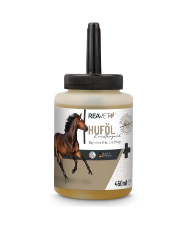 Reavet hoof oil for horse hooves 450ml-special hoof care for healthy hooves huffett horses hoof ointment & huffed tiger against dry cracked hooves for healthy hoof growth