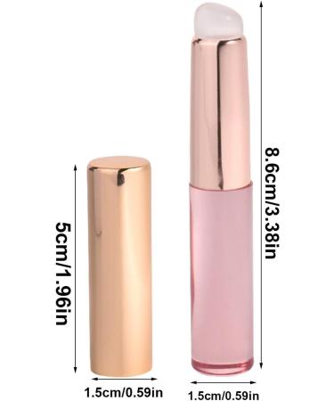 Silicone Lip Brush Lip Applicator - Silicone minii Lip Oil Brush | Lip Wands Lip Brushes | Lip Scrub Brush For Lipstick |Makeup Applicators For Lip Gloss Eyeshadow Face Cream Lip Oil Lip Balm Transparent - Buy Online on GoSupps.com