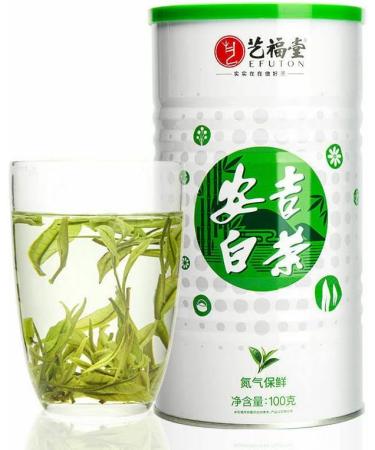 100g th blanc naturel Anji Bon th vert bio printemps chinois en vrac - Buy Online on GoSupps.com