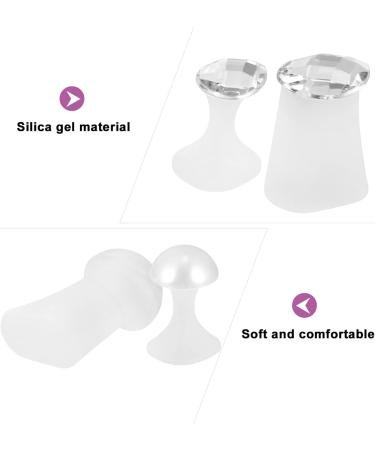 Uonlytech 2 Set Of Nail Art Pedicure Toe Separators Silicone Toe Separators Pedicure Rhinestone Pearl Finger Toe Separators Nail Art Tools Toe Dividers for Nail Varnish Pearls RHINESTONES - Buy Online on GoSupps.com